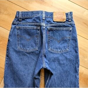 Vintage Levi's 550 Relaxed Fit Tapered Leg Mom Jeans tag sz 14